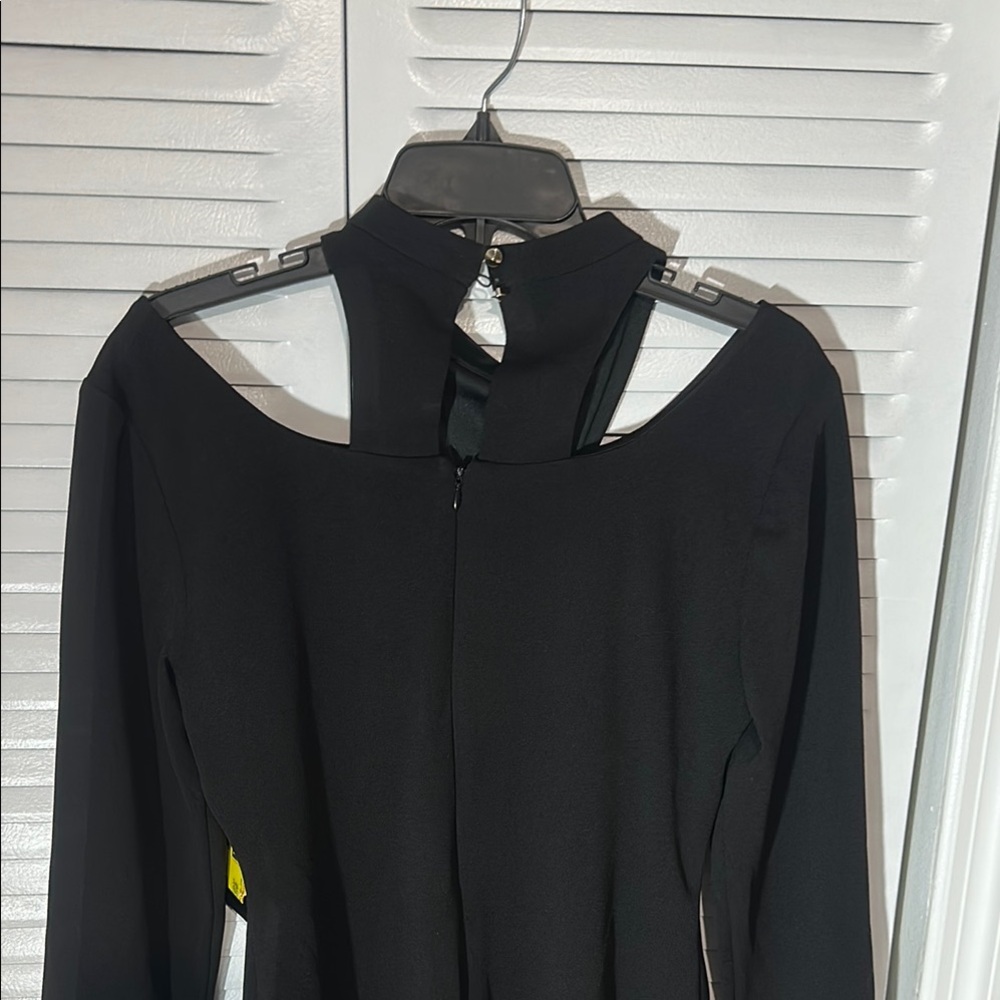 Guess Black Cut Out Long Sleeve Cocktail Dress - Picture 4 of 4